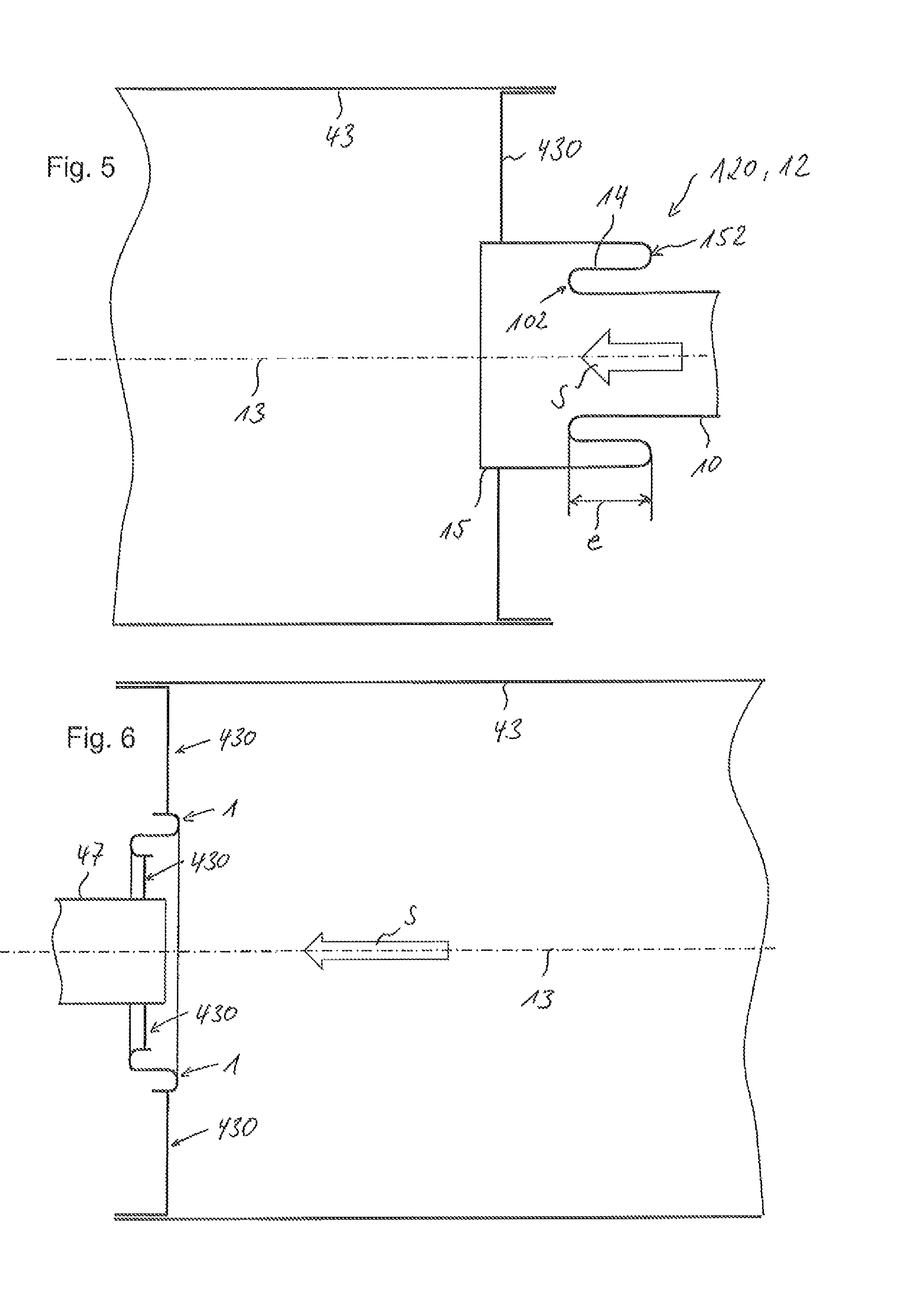 Tubular acoustic insulating element