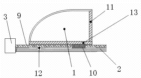 Rear-view mirror of automobile allowing adjusting location