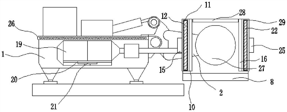 Underground coal mining device and coal mining method