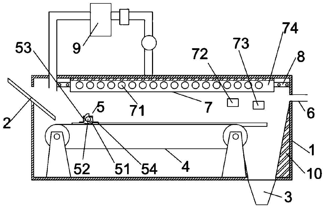 Drying system of biomass particle fuel