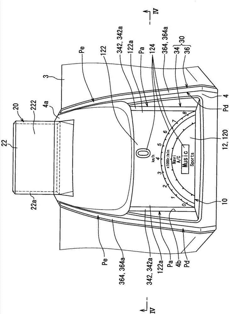 On-vehicle display device