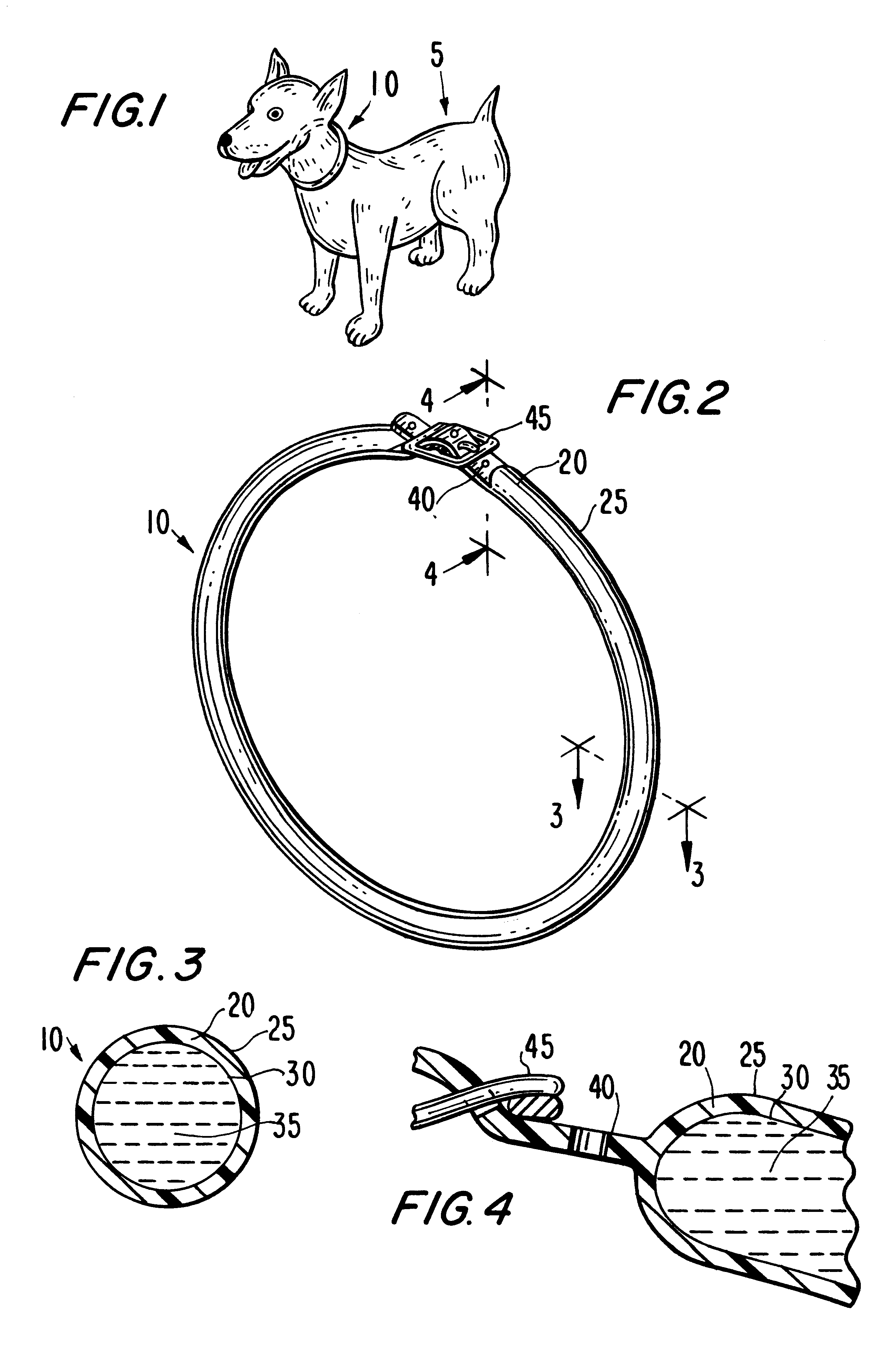 Collar containing a novel gel formulation to control arthropod infestation of animals