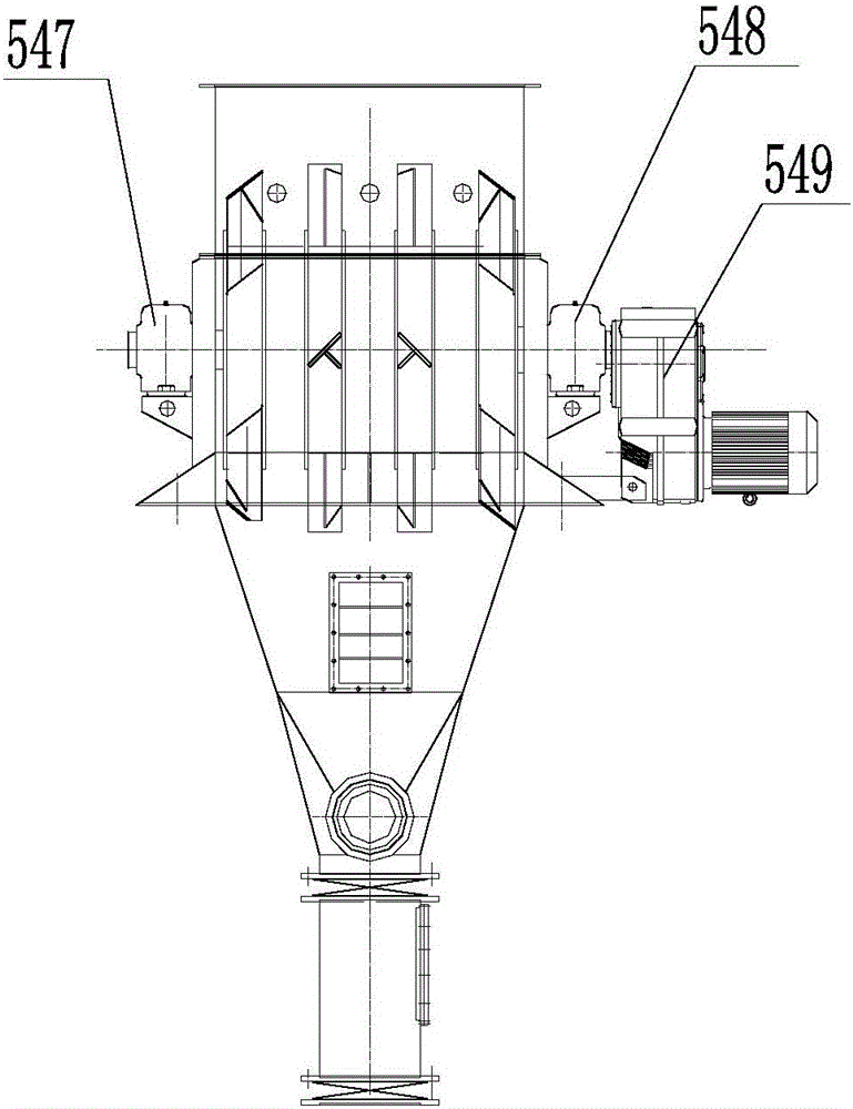 Flow rate progressively decreased multi-drum type material washing and separating method