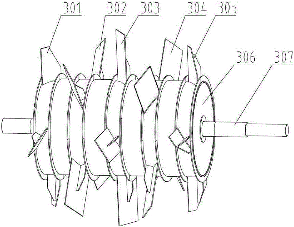 Flow rate progressively decreased multi-drum type material washing and separating method