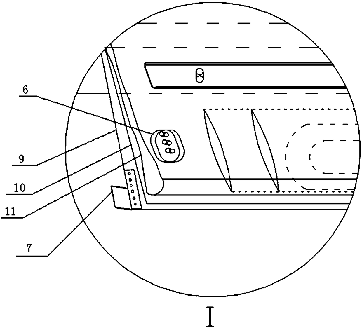 A sintering cooling machine and its dynamic sealing equipment