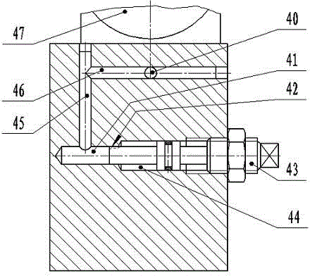 Online following diameter measurement method and device in following grinding