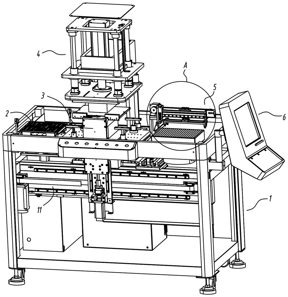 FPC electric measuring all-in-one machine