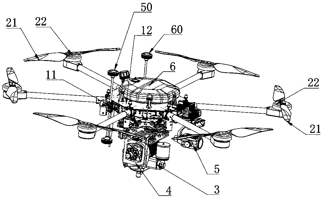 Compact-type multi-rotor fuel-electric hybrid unmanned aerial vehicle