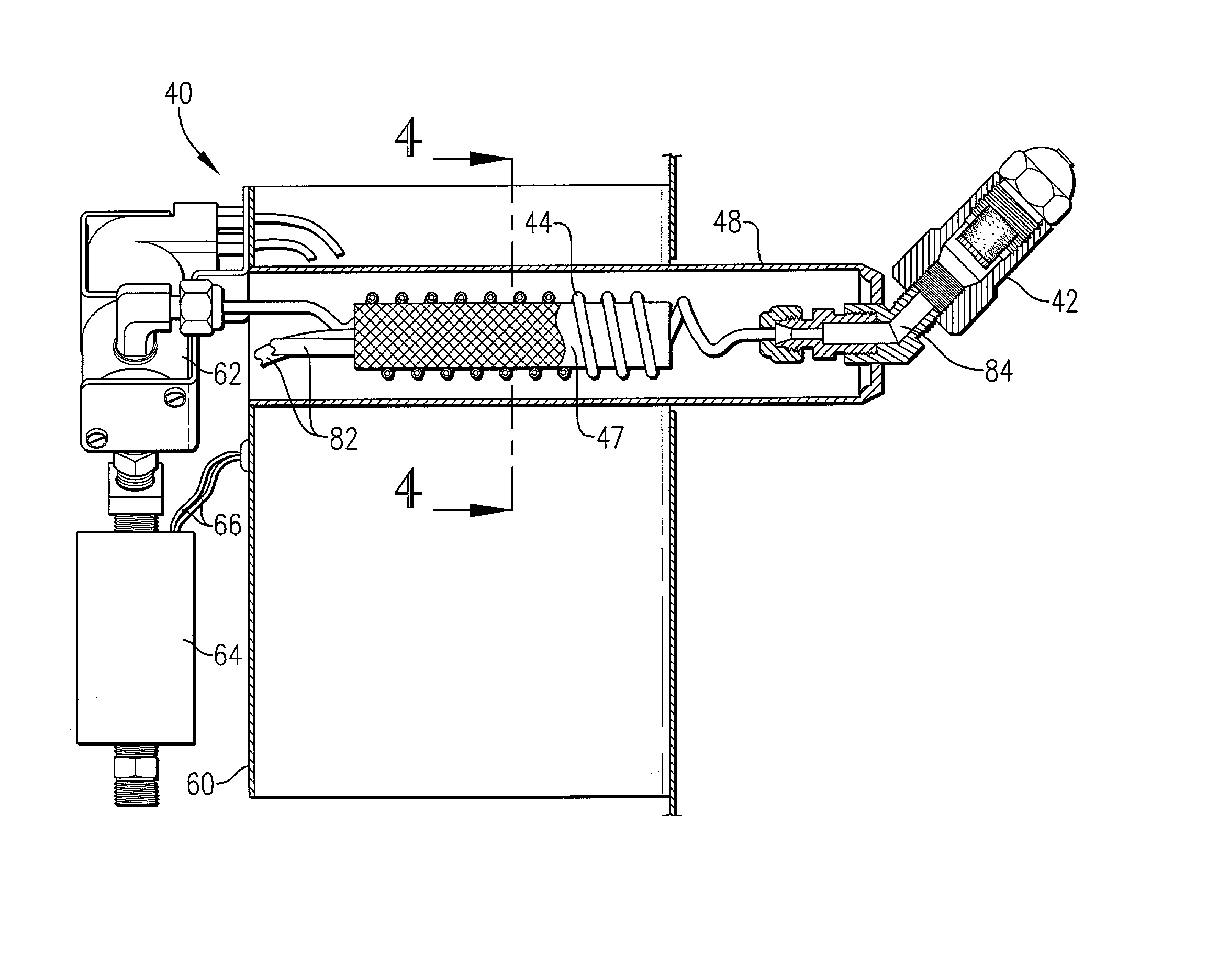 Steam generating unit for humidifier