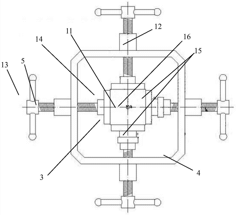 Experimental device for research on rock high temperature thermal rupture under stress effect