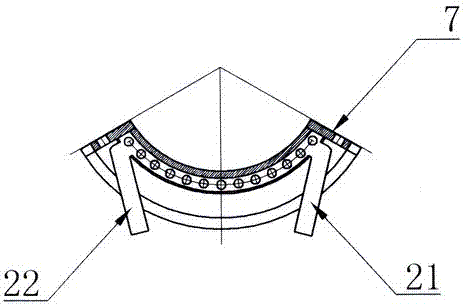 A manufacturing process and equipment of nickel-chromium-molybdenum alloy cast iron composite roll in improved forged steel roll neck