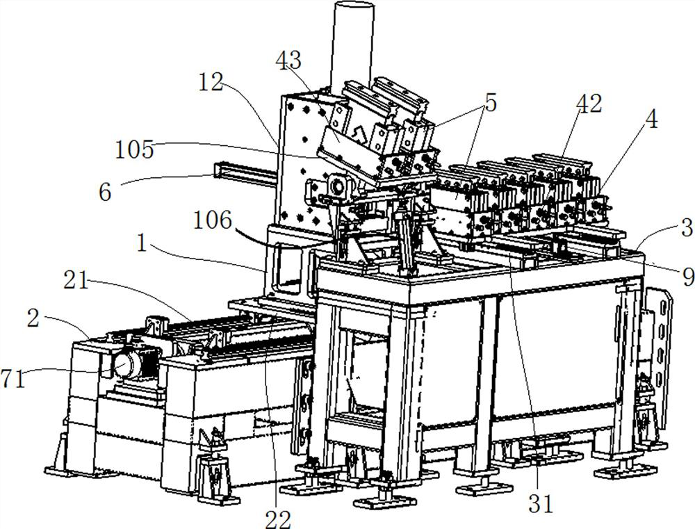 Profile forming production line