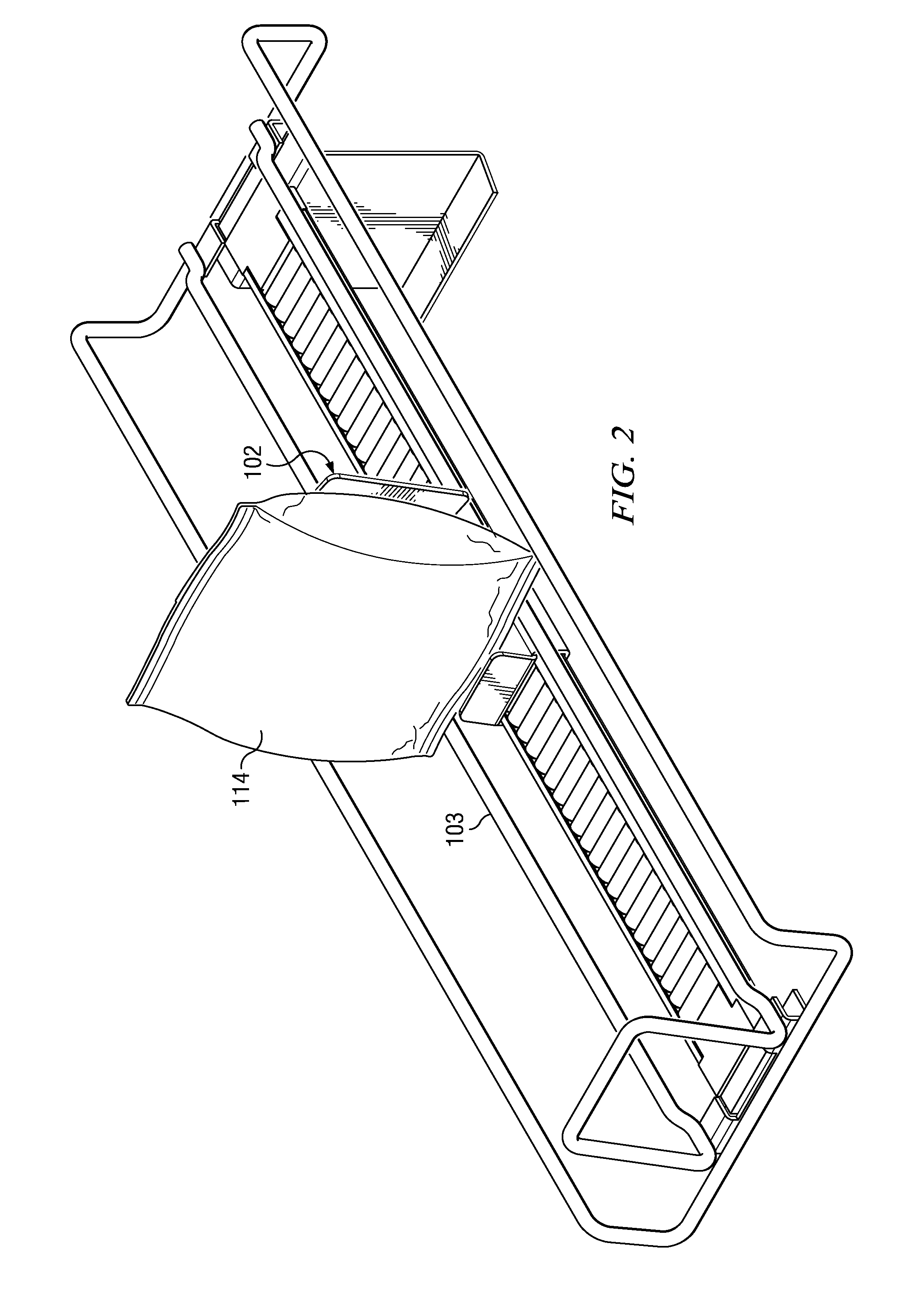 Dual plane self-adjusting shelf