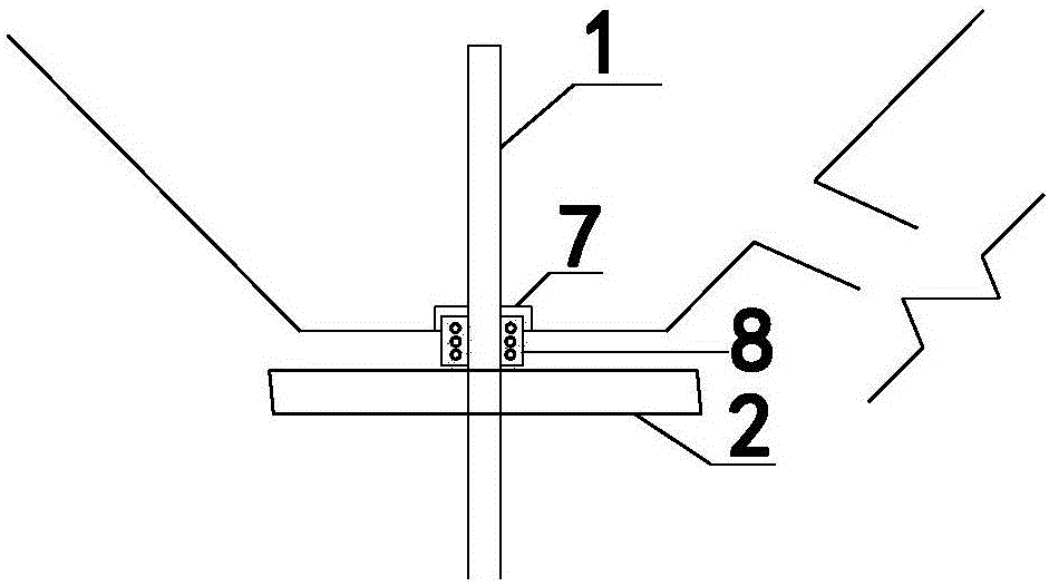 Rotating type concrete distribution device applied to sliding formwork