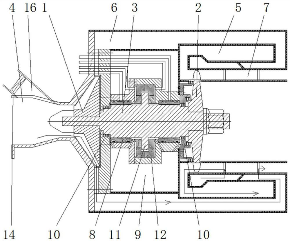 Air-blowing type micro gas turbine and starting method thereof