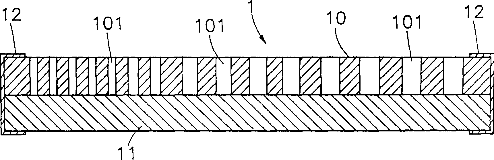 Method for combining multiple brow-streaking needles into a whole