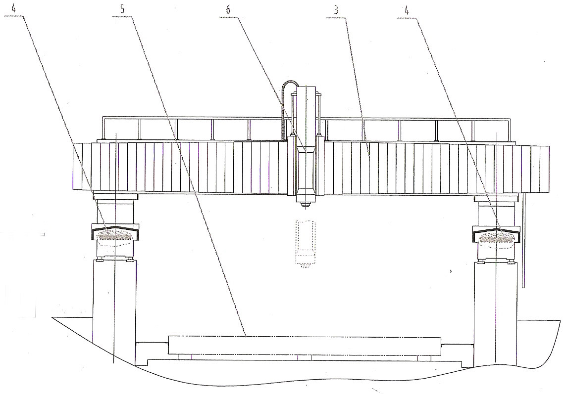 Direct-drive beam movable type numerical control planer boring and milling machine