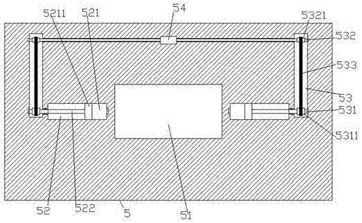 Garbage compression treatment device