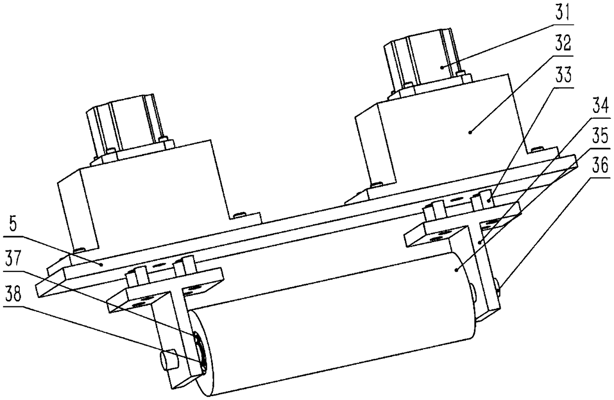 Device for manufacturing large-are micro-nanostructures in batches and working method of device