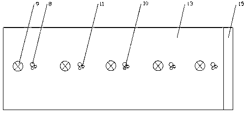 Polyaromatic hydrocarbon polluted soil phytoremediation simulation test system and simulation test method