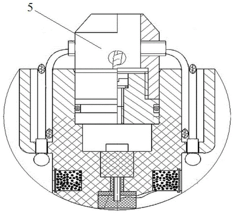 Small hole well wall core sampler