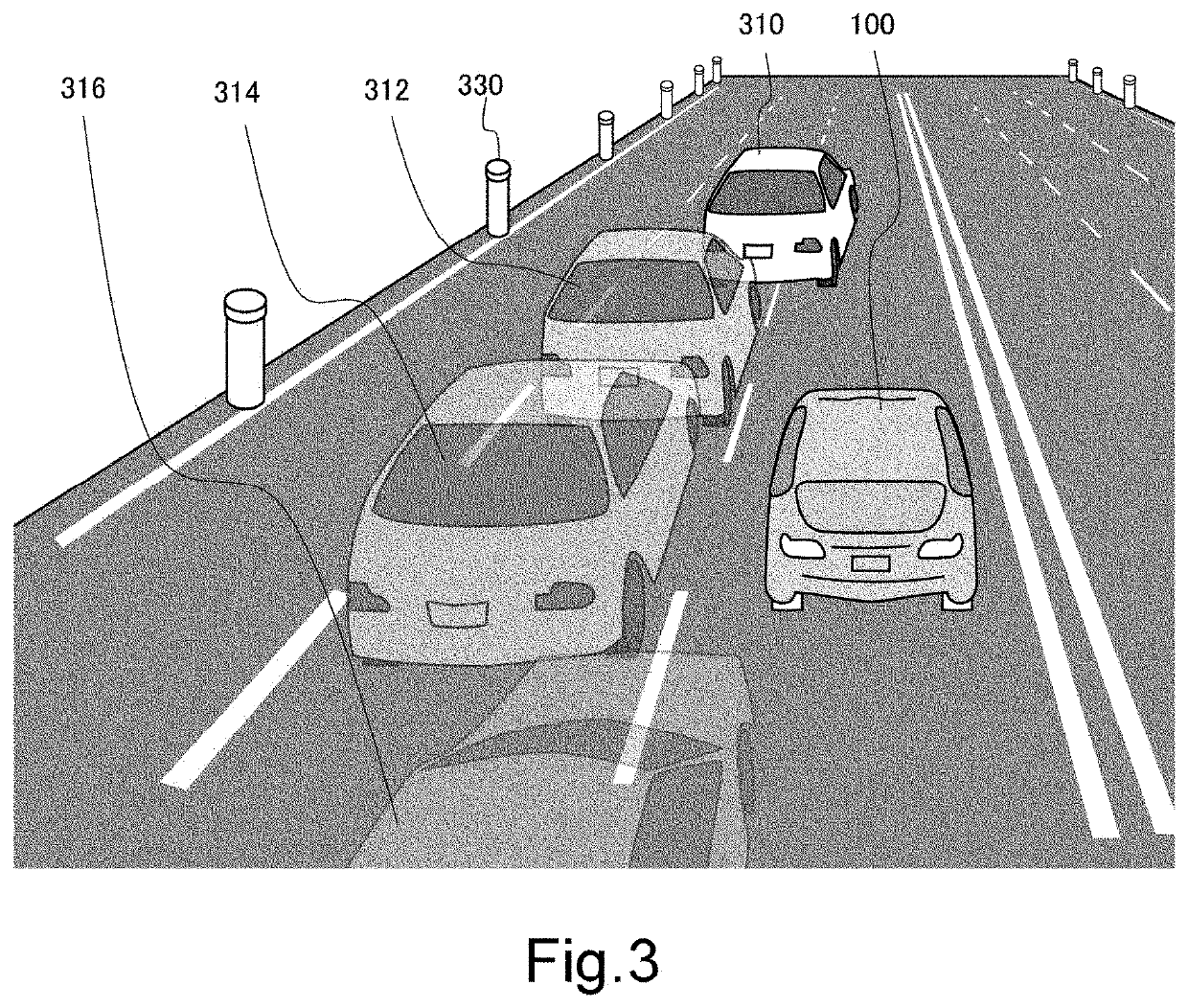 Moving body image generation recording display device and program product