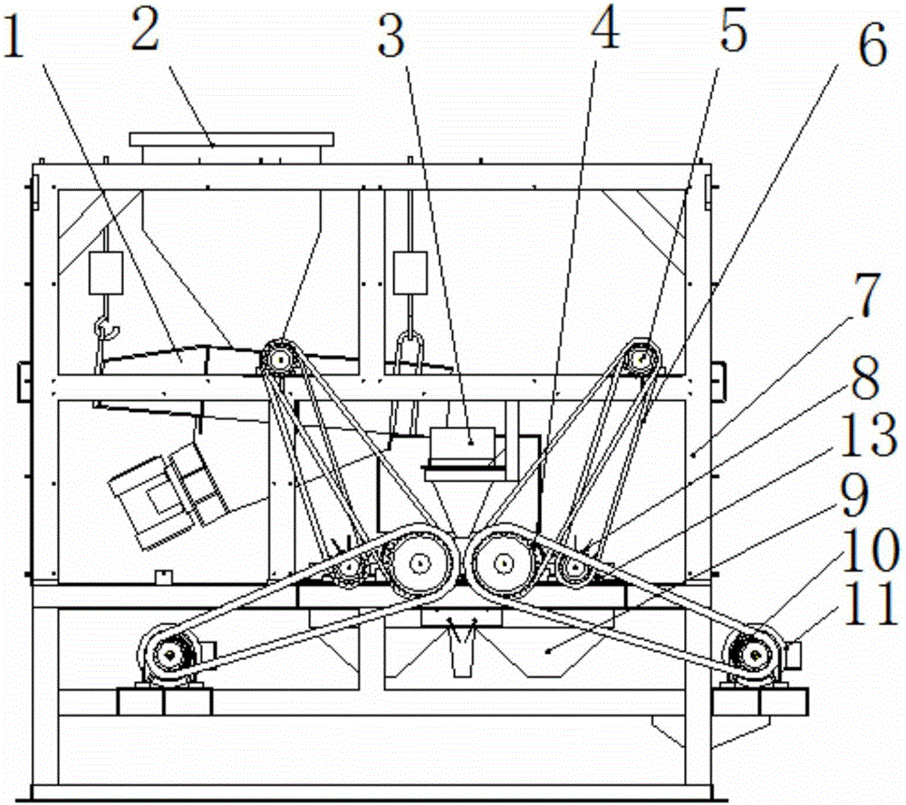 Dry pair roller strong magnetic separator