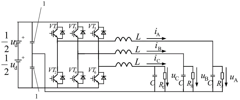 Inverter topology decoupling method and inverter topology decoupling device