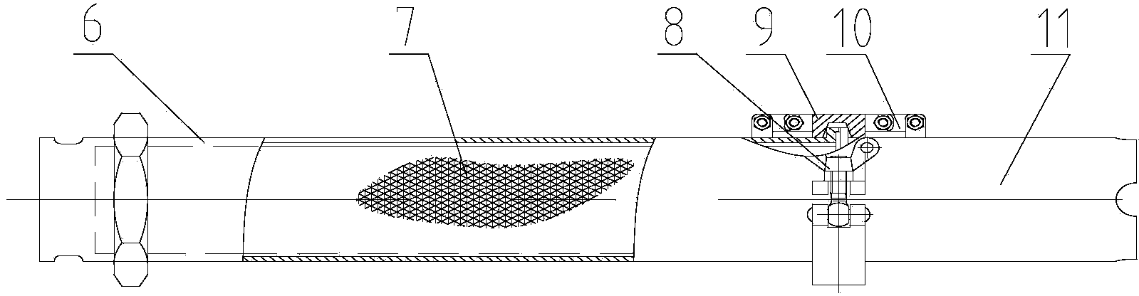 Underwater foreign matter fishing device