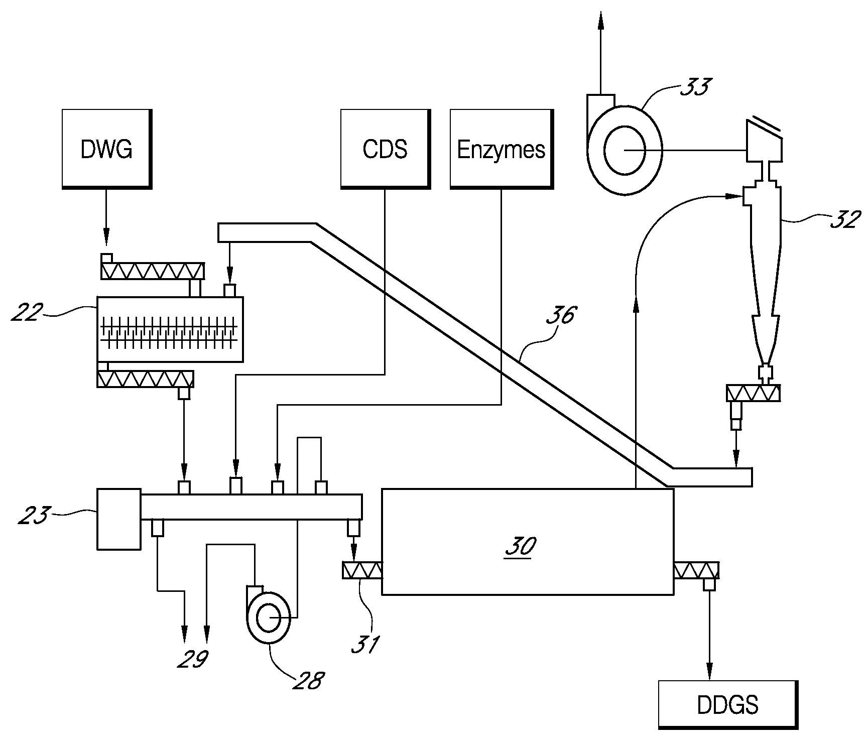 Method of producing dried distillers grain agglomerated particles