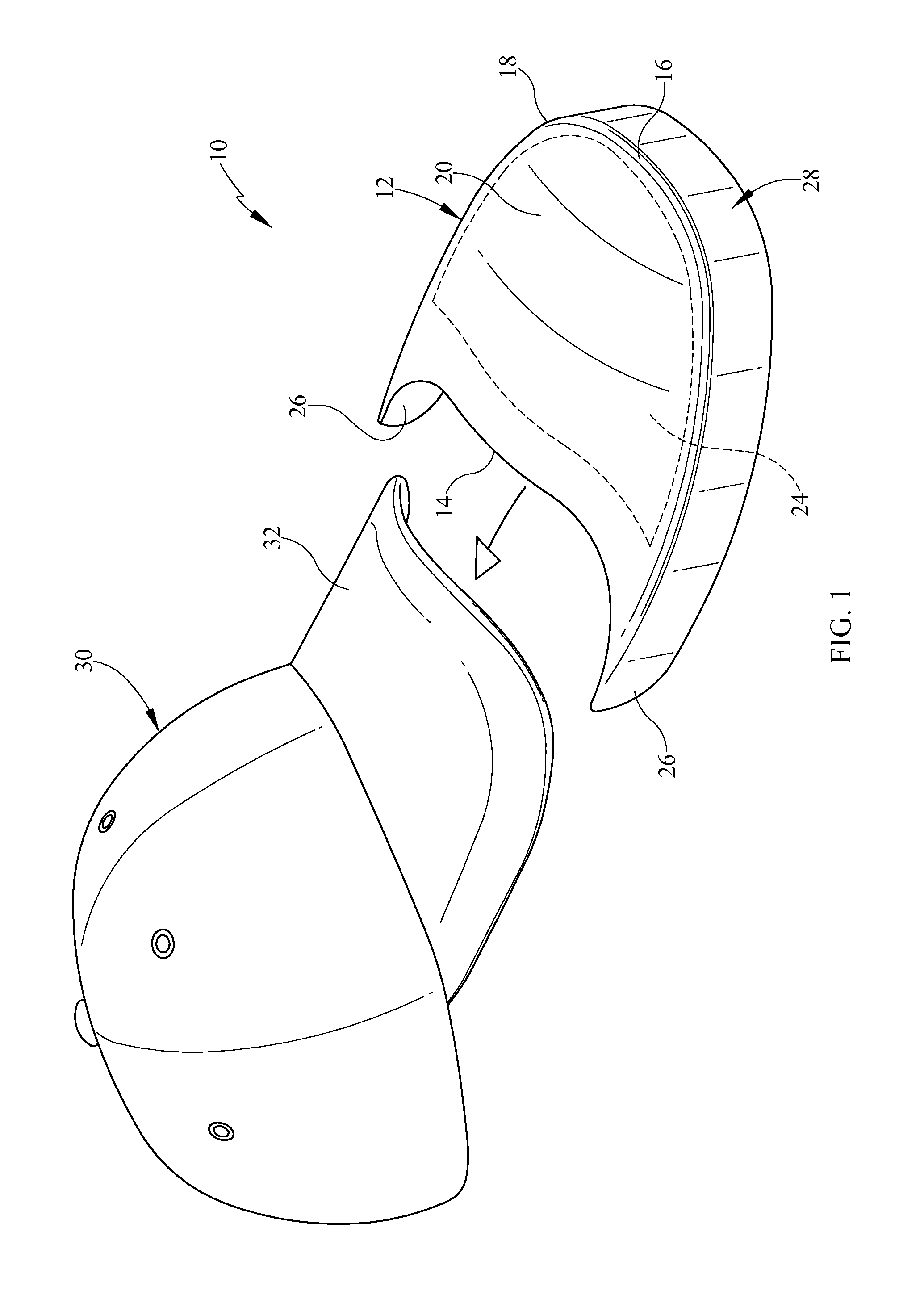 Shade system attachable to a bill of a hat