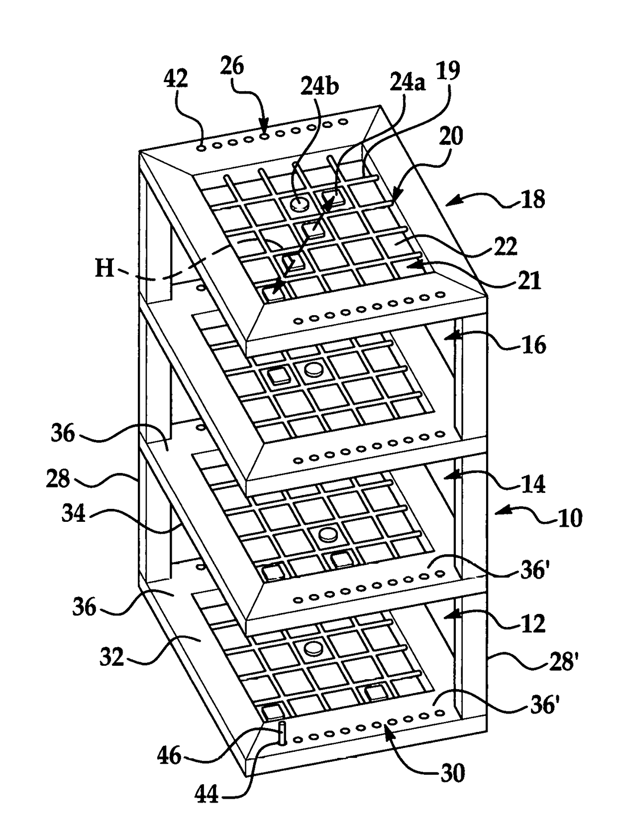 Three-dimensional alignment board game