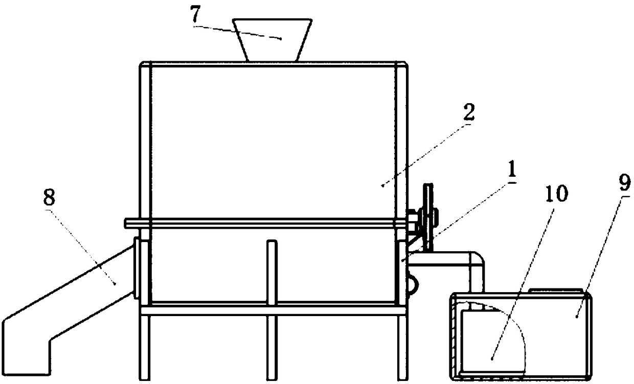 Mechanical and chemical combined hard seed dormancy breaking treatment machine