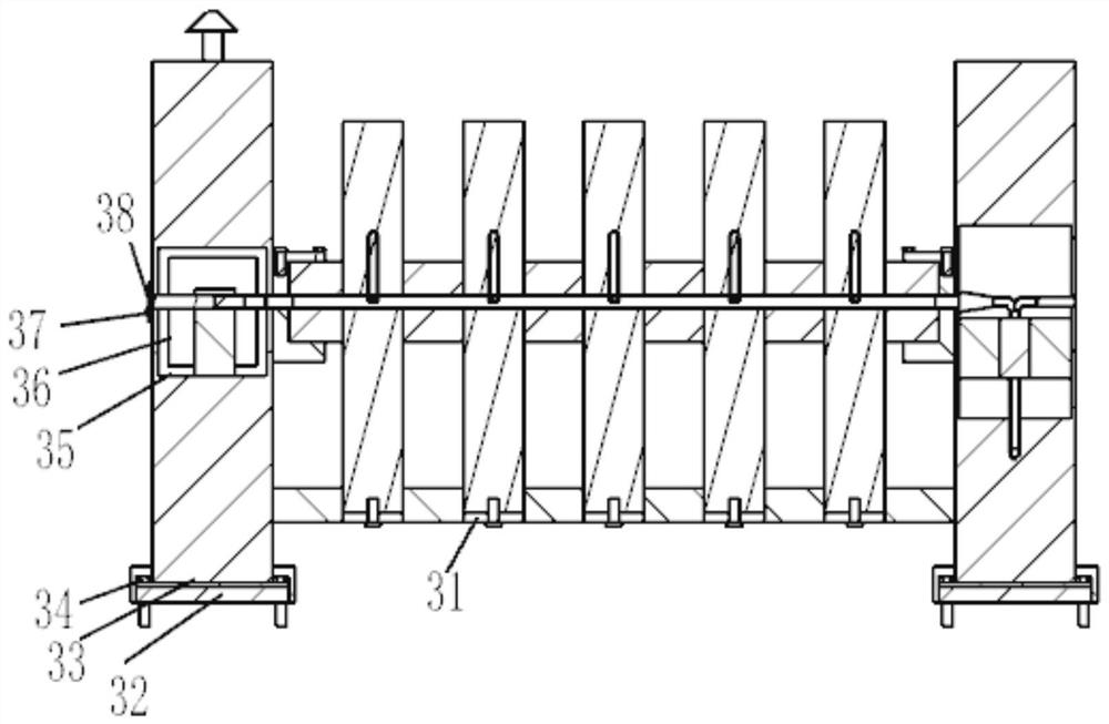 A road greening protection fence with automatic irrigation function