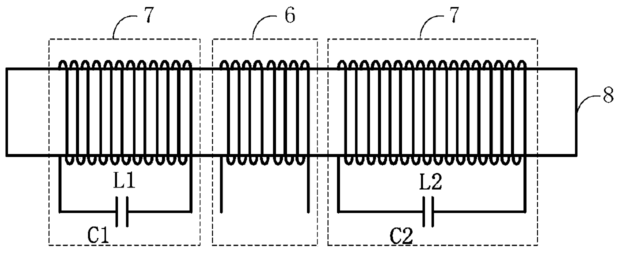 Cable path detection multi-frequency transmitting system and method, cable path detection instrument