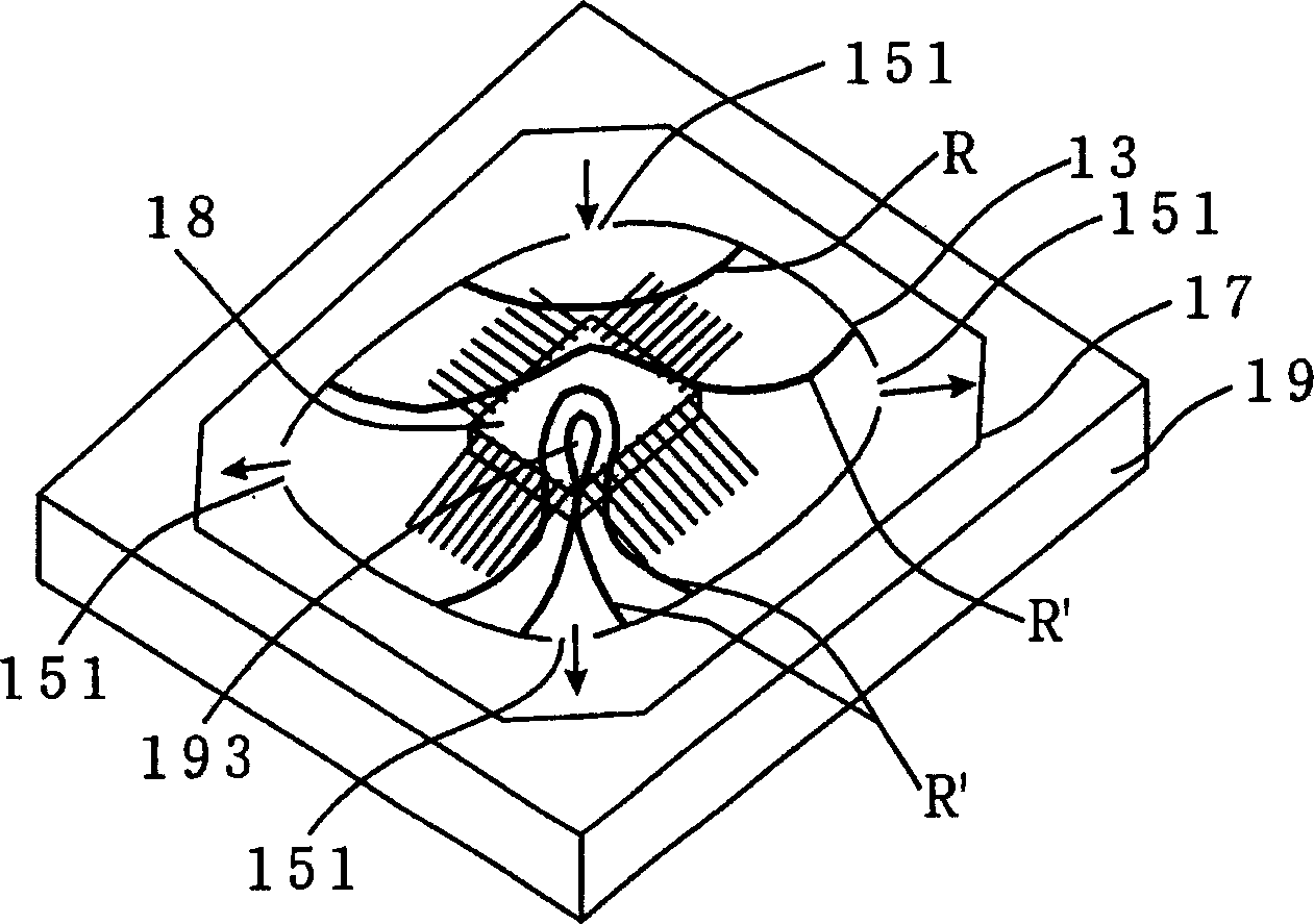 Wafer radiating element