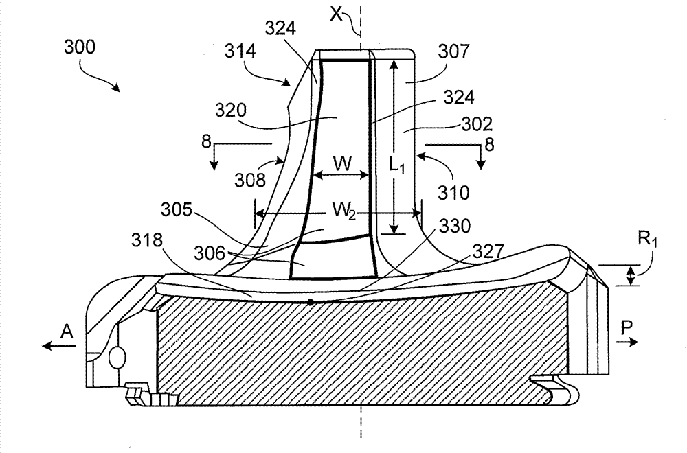 Constrained knee prosthesis