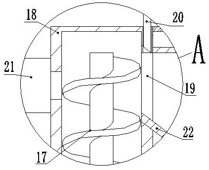 An automatic cleaning and dust processing device for an improved sweeping robot