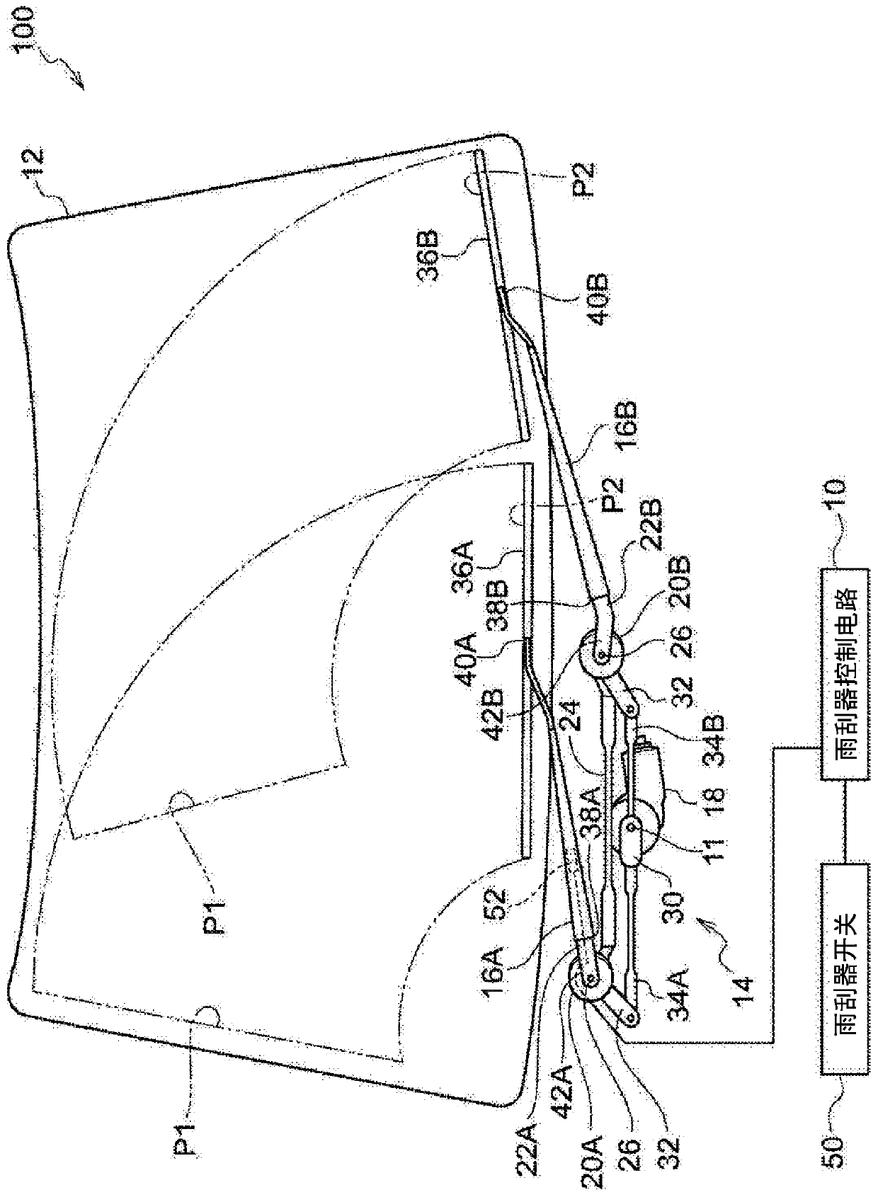 Windshield wiper device