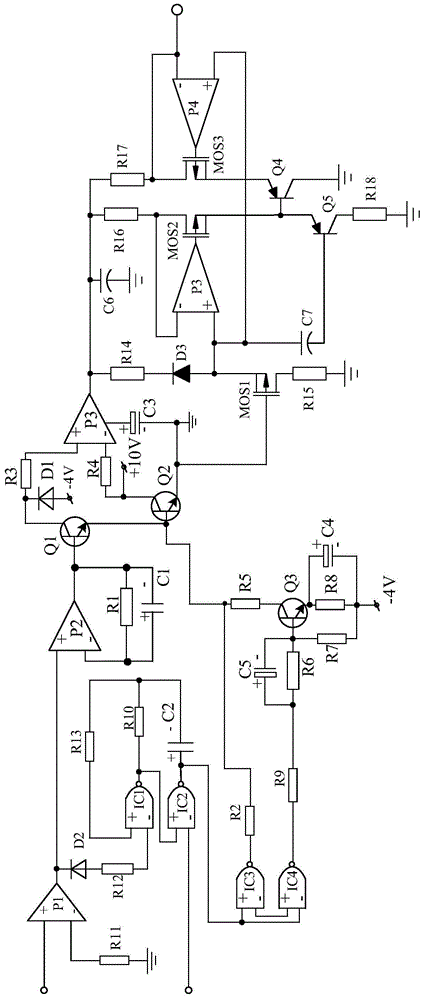 Power amplified logic system based on constant current circuit