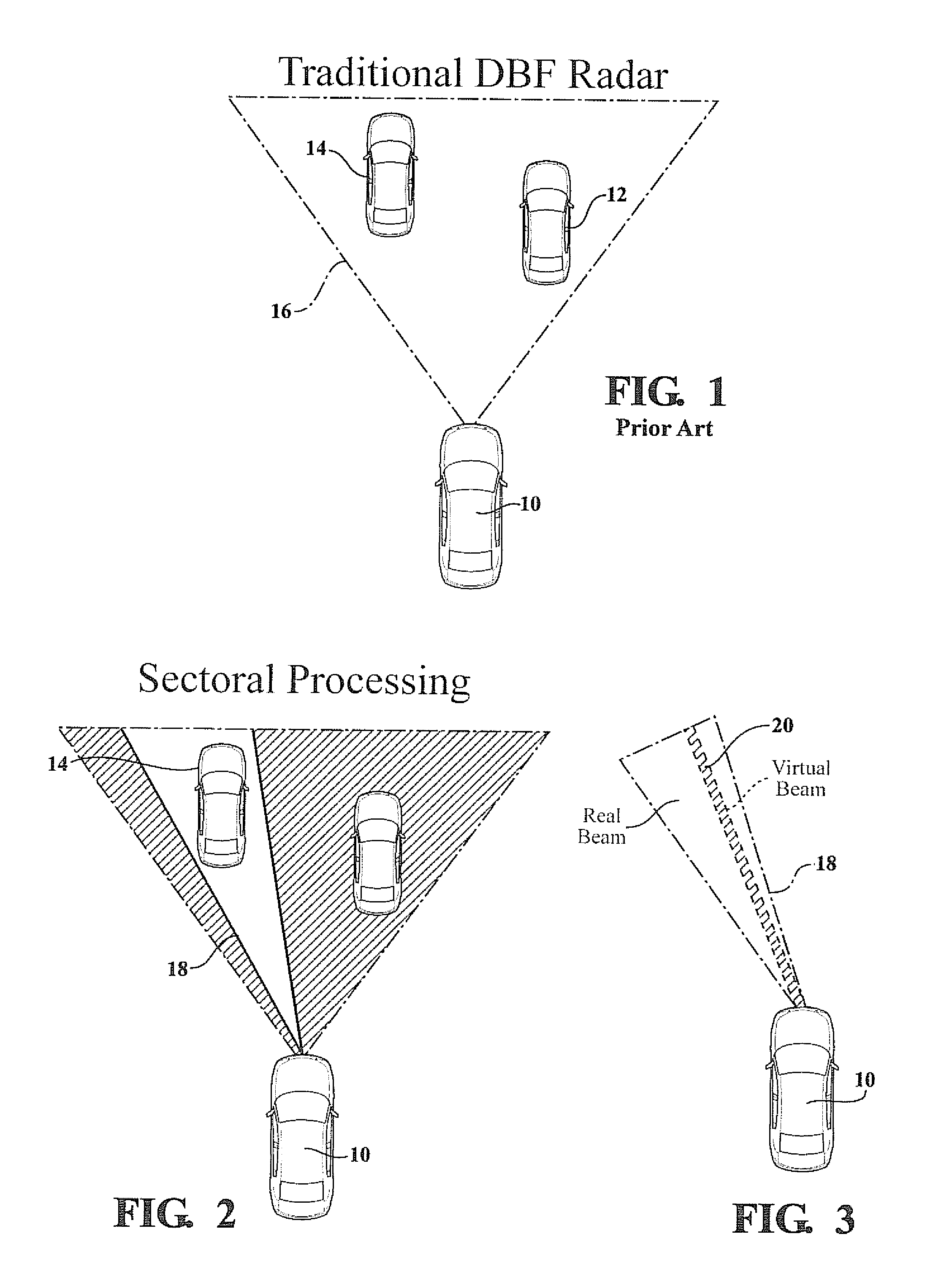 Hybrid radar integrated into single package