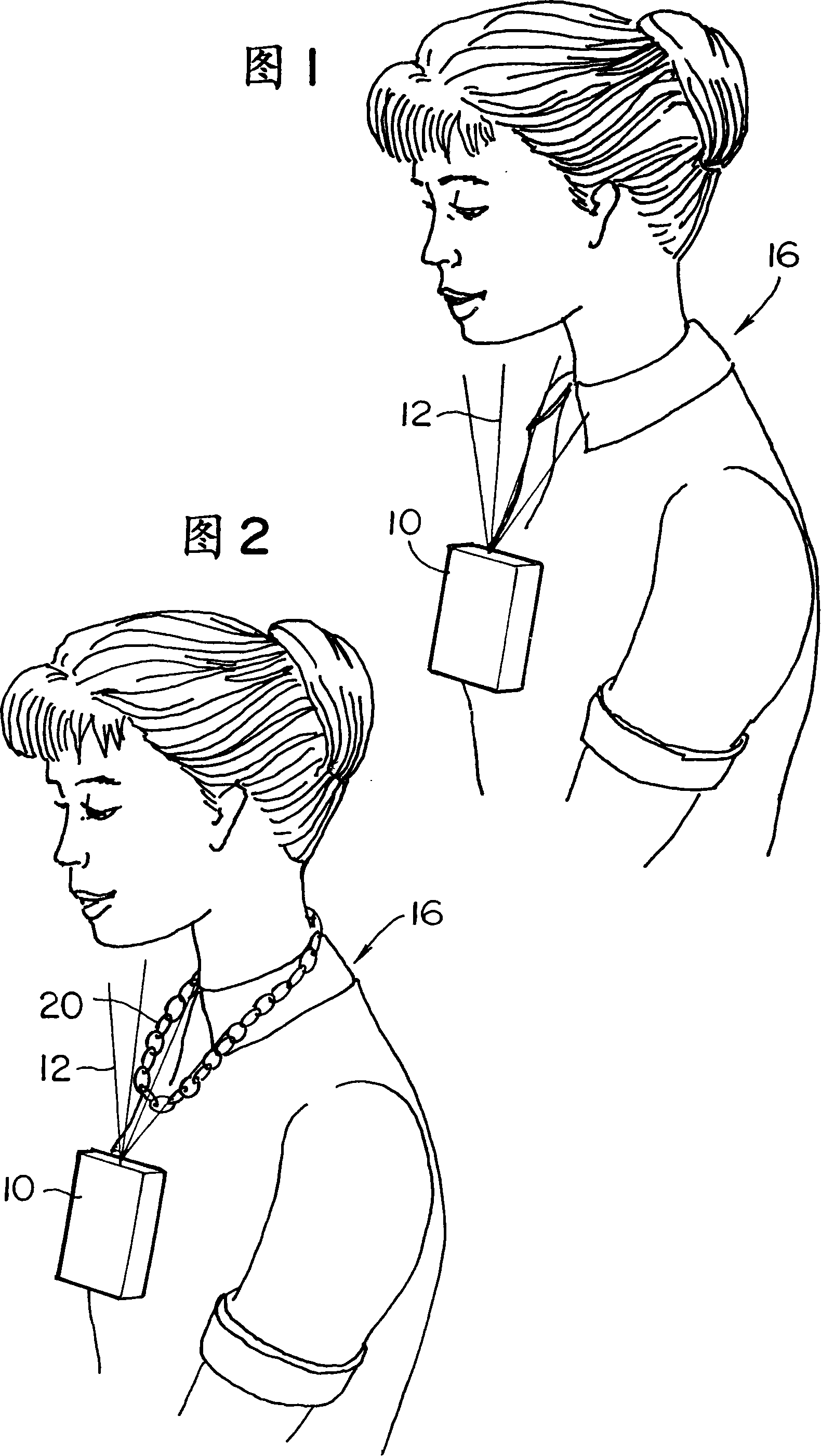 Wearing-type static eliminating device