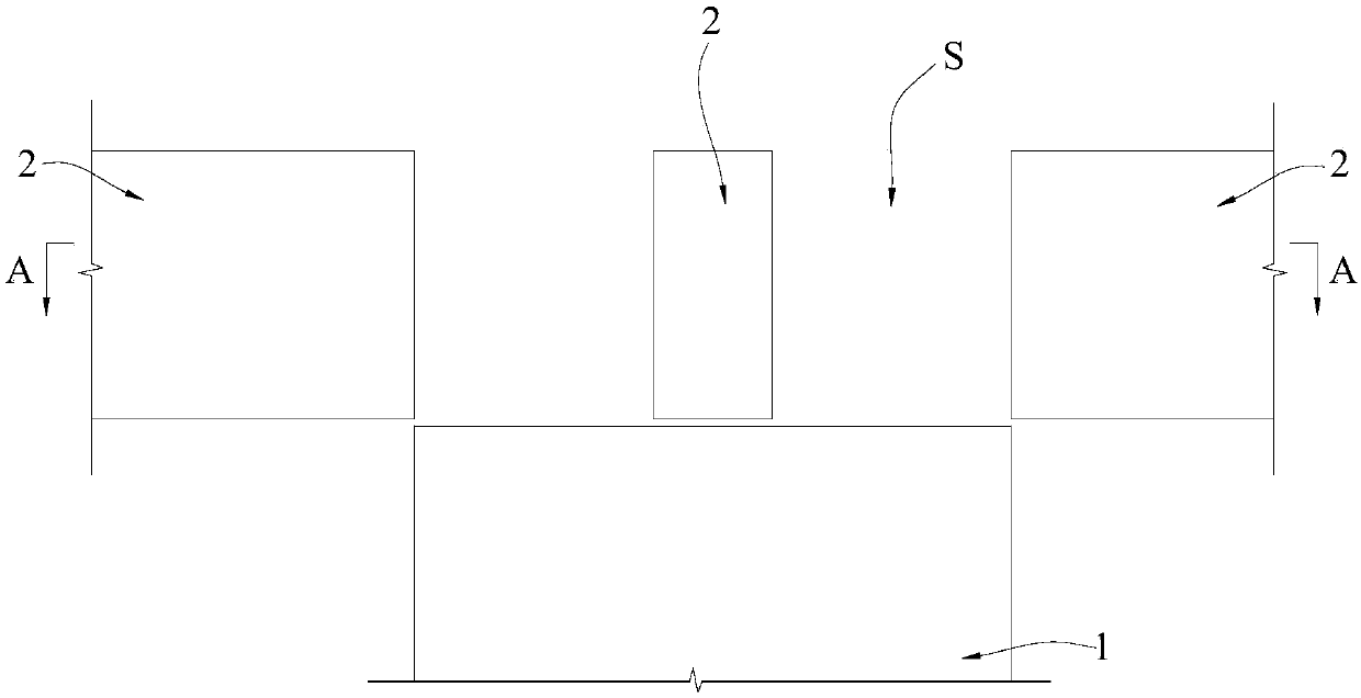 Aluminum alloy template special for beam-column cast-in-place node of assembled concrete frame structure