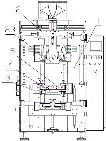 Upright packaging machine