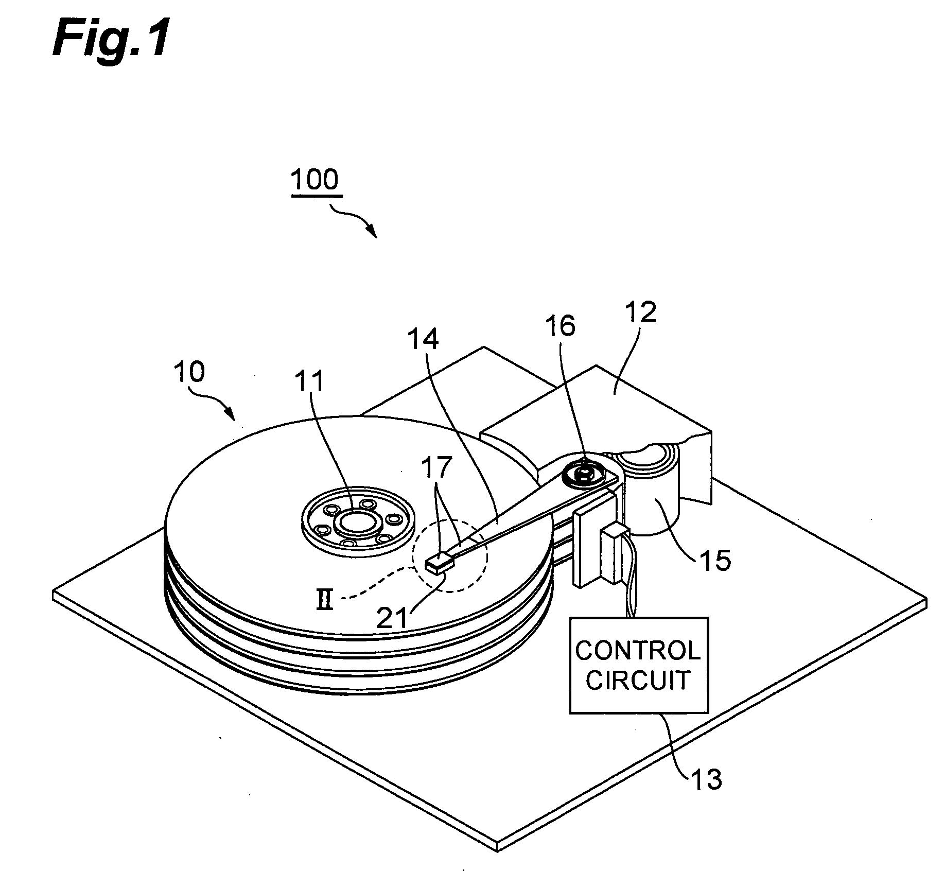 Thermally assisted magnetic head having a semiconductor surface-emitting laser