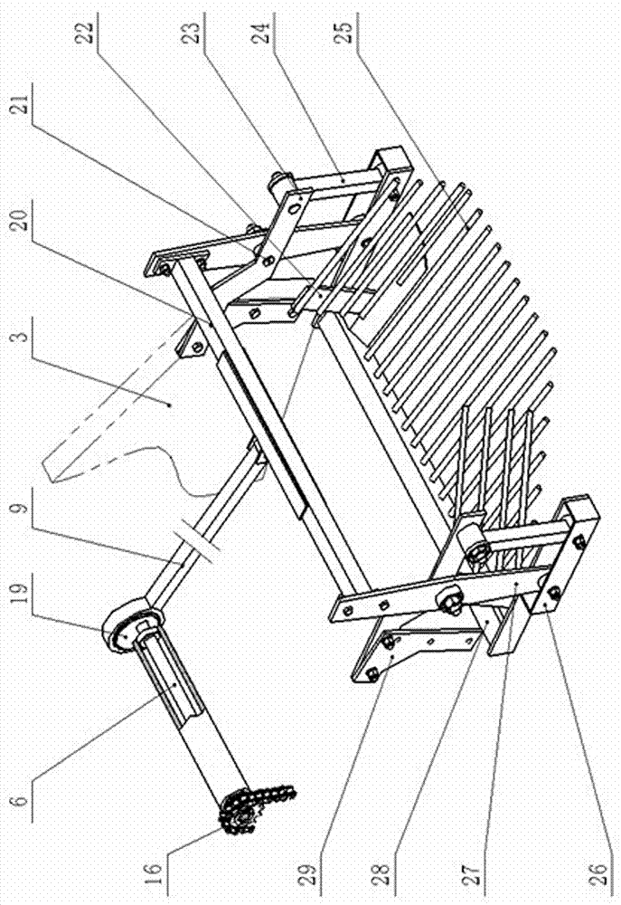 Tuber type crop excavating harvester