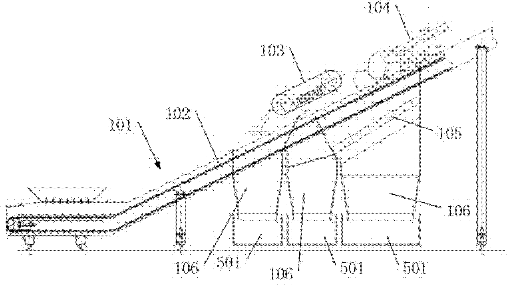 Multi-stage quick energy-saving garbage sorting system