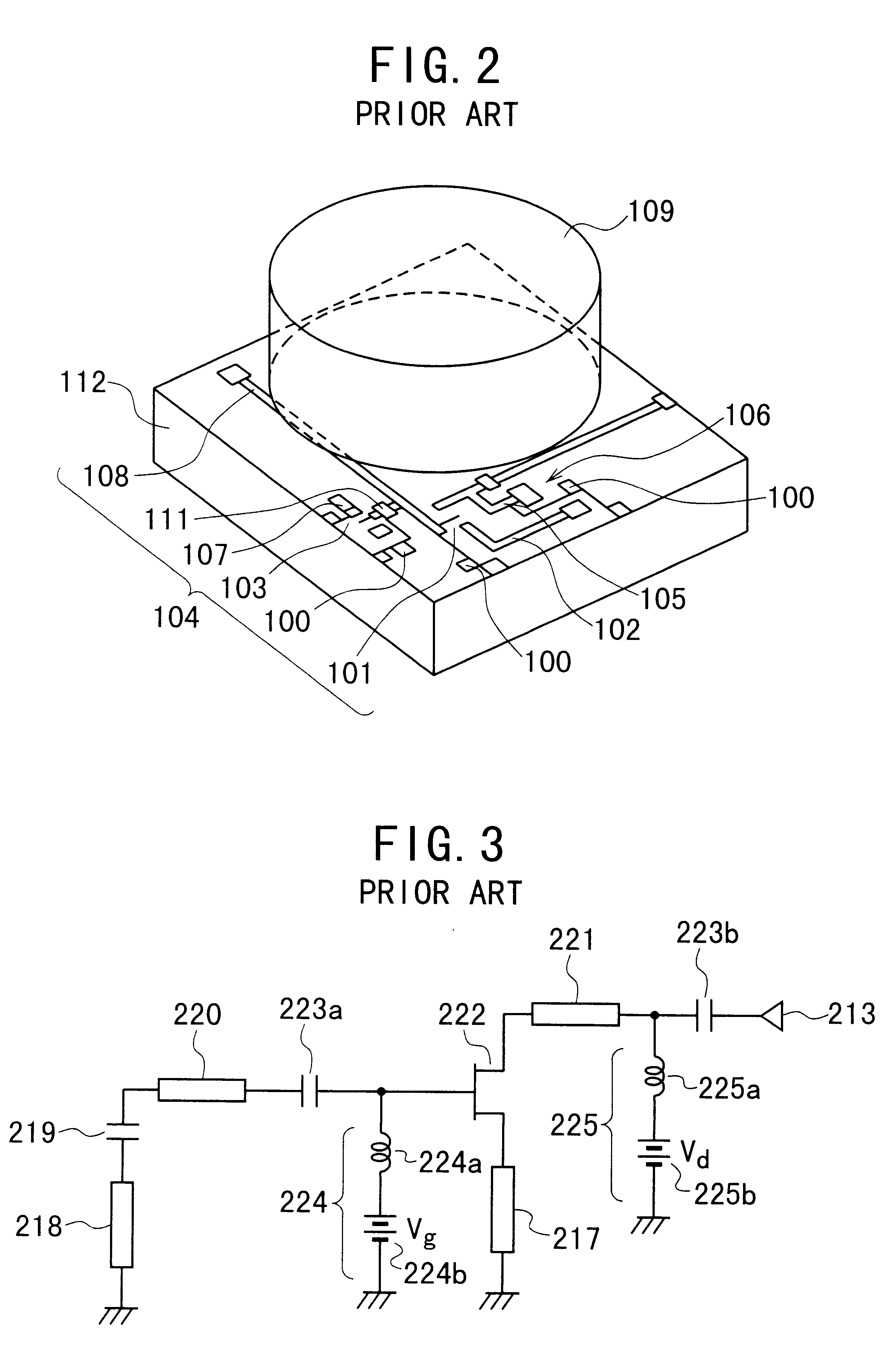 High-frequency oscillator using FETs and transmission lines