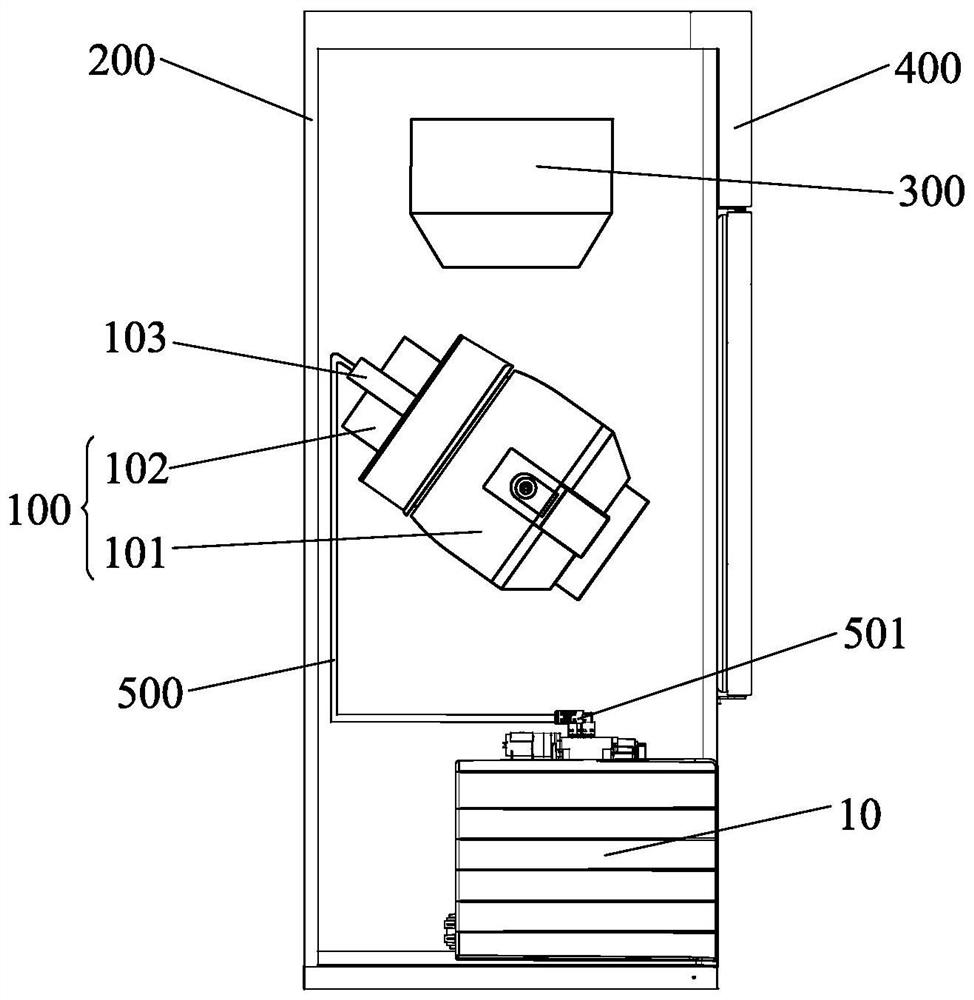 Liquid supply device, stir-frying pan device and cooker