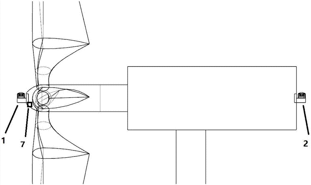 Integrated wind speed and direction measurement device and method for windmill cabin